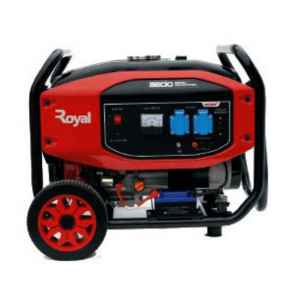 Royal GR12000CE 7.5KVA Key Start Petrol Generator with AVR – Copper Coil