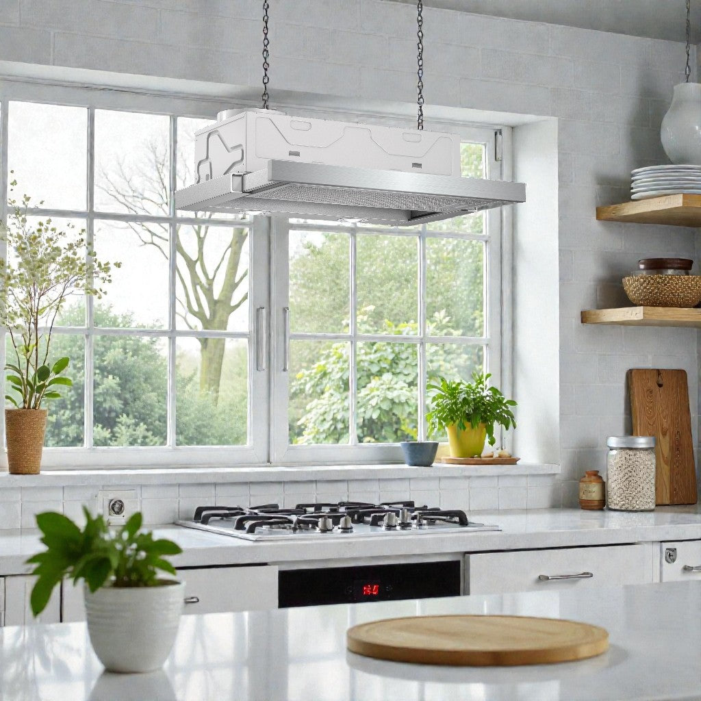 Bosch DFM063W55B Series 2 60 cm Built-In Telescopic Cooker Hood – Silver Metallic