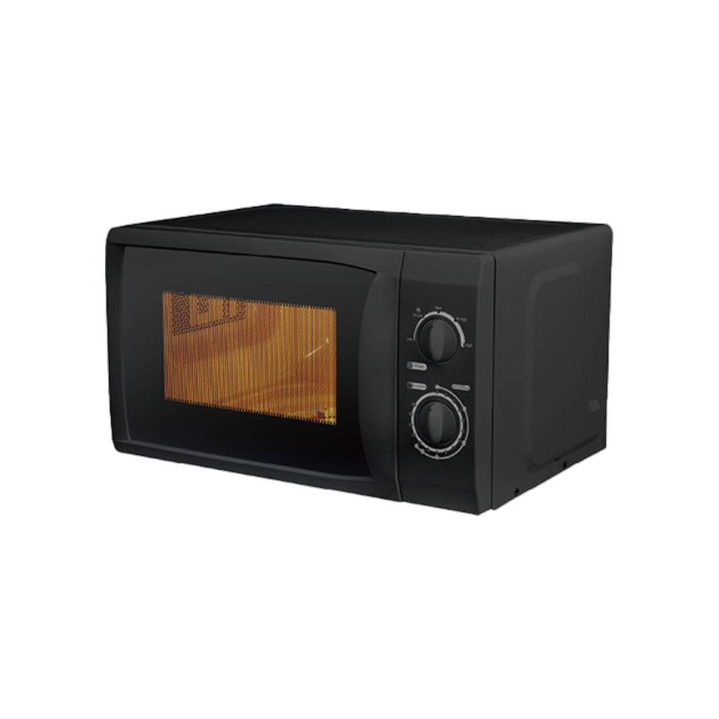 Midea MWO-MM720CFB 20L Black Microwave Oven (700W, Mechanical Control)