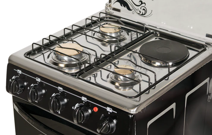 Nexus 5055BLK3 Electric Burner Gas Cooker – Black