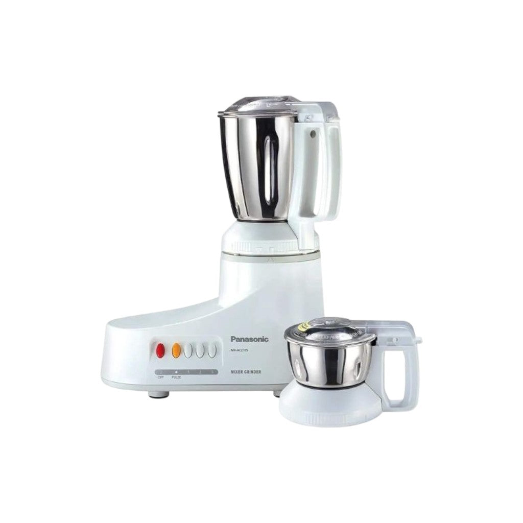 Panasonic MX-AC210 550W 2-Jar Mixer Grinder & Blender – White