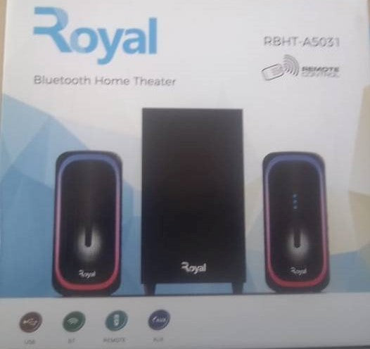 Royal A5031 3.1 Channel Bluetooth Home Theatre System with Subwoofer – Black
