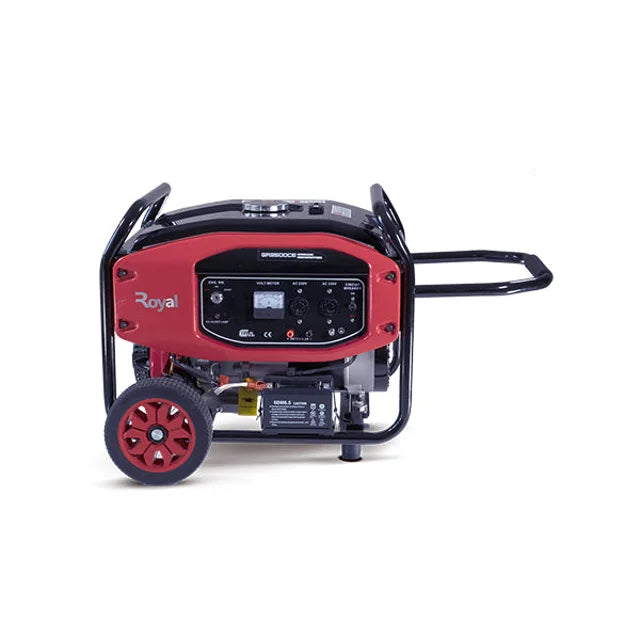 Royal GR3500CE 3.0KVA Key Start Petrol Generator with AVR – Copper Coil