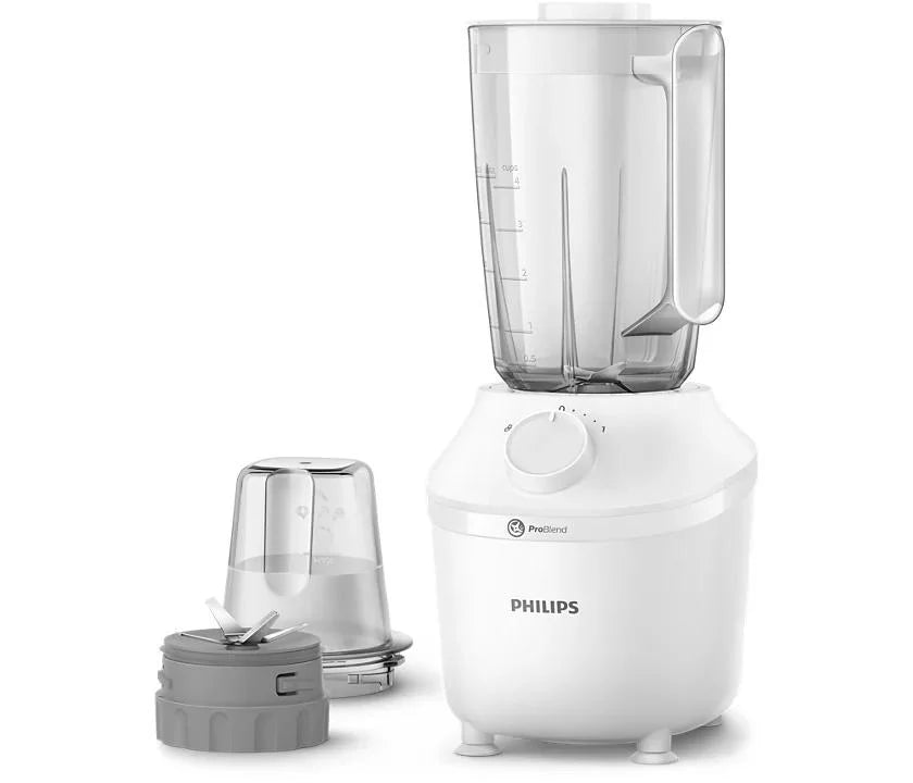 Philips HR2041/10 3000 Series 450W Blender with 1.9L Jar and Pulse Function – White