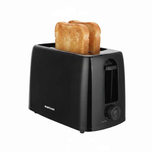 Bruhm BTM-650B 2-Slice Toaster 650W with 6 Browning Levels – Black