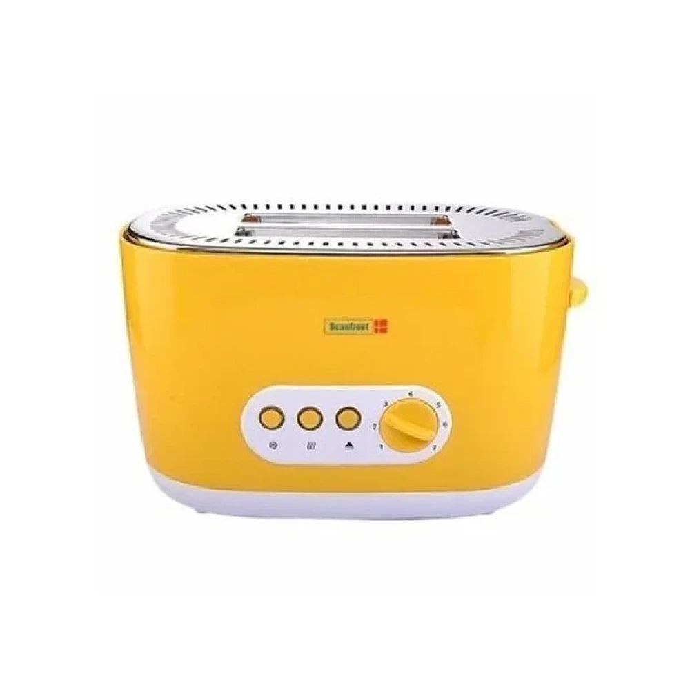 Scanfrost SFKAT2002 2-Slice Pop-Up Toaster – White