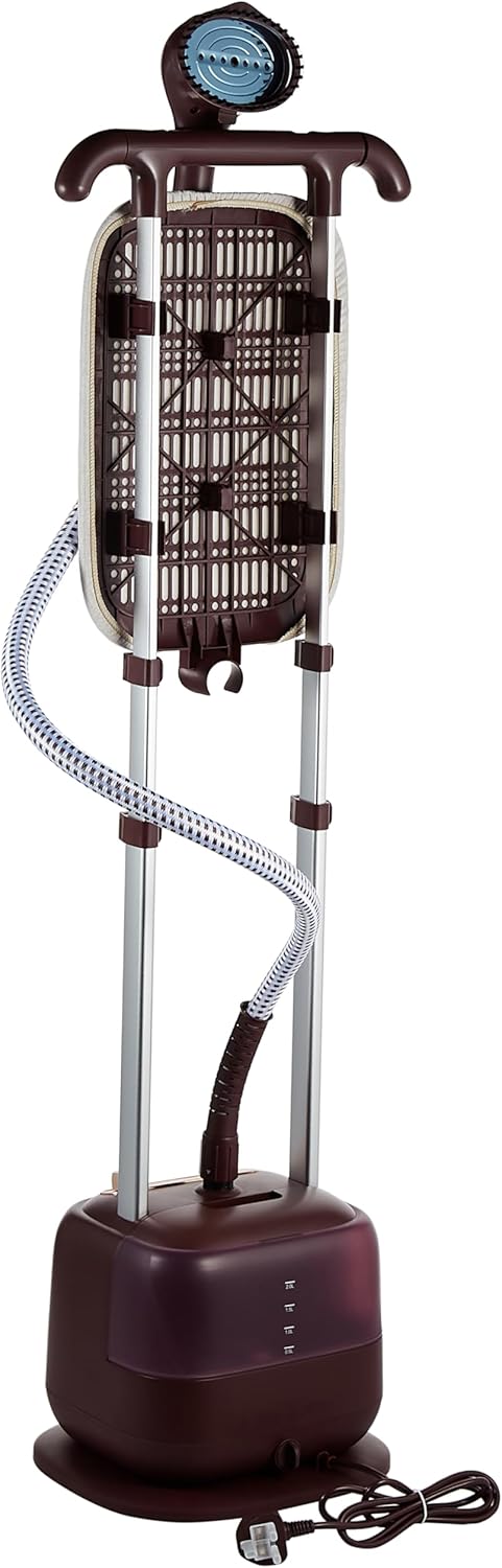 Black & Decker GSTD2450-B5 2400W Twin Pole Garment Steamer with 2.0L Tank and Ironing Board