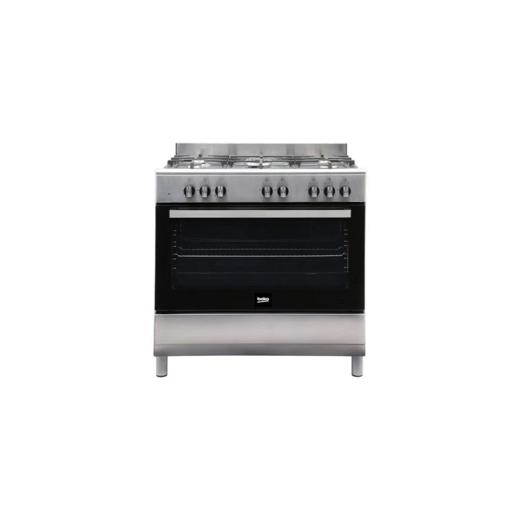 Beko BGS904_CKD 90 cm Freestanding Gas Cooker – Stainless Steel