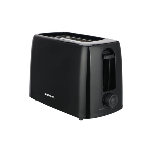 Bruhm BTM-650B 2-Slice Toaster 650W with 6 Browning Levels – Black