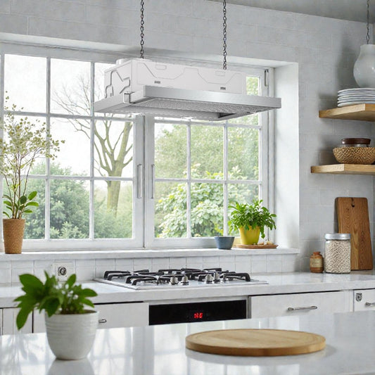 Bosch DFM063W55B Series 2 60 cm Built-In Telescopic Cooker Hood – Silver Metallic