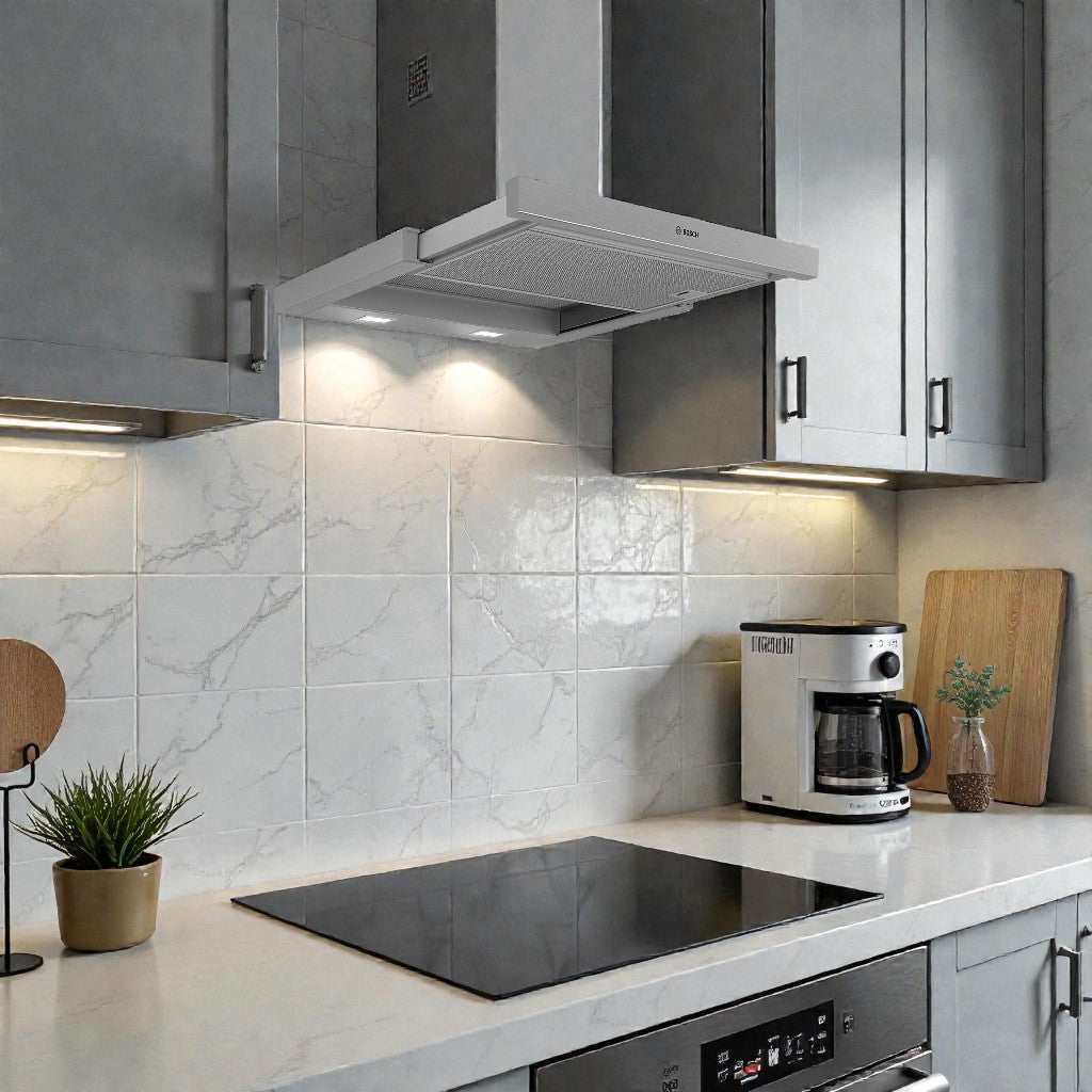 Bosch DFM063W56B Series 2 Built-In Telescopic Cooker Hood 60 cm – Silver