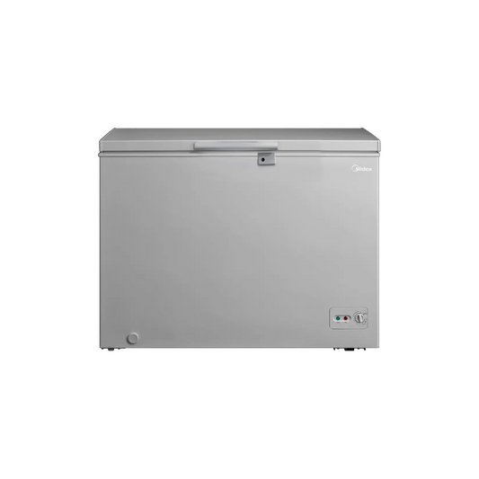 Midea 249L Chest Freezer – Large Capacity Upright Freezer (Grey)