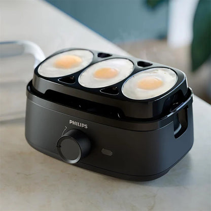 Philips HD9137/91 3000 Series 400W Egg Cooker with 6 Egg Capacity – Black