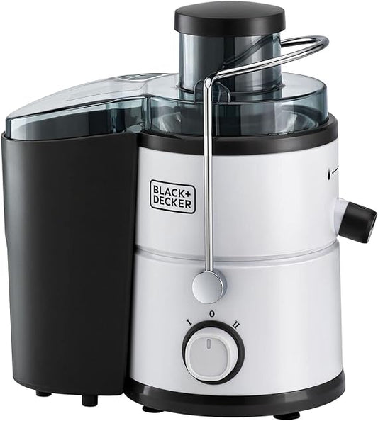 Black & Decker JE600-B5 600W Juice Extractor with 1.5L Pulp Container – Black