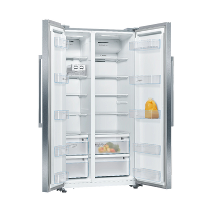 Bosch KAN93VIFPG Series 4 American-Style Side-by-Side Fridge Freezer – 580 L Stainless Steel