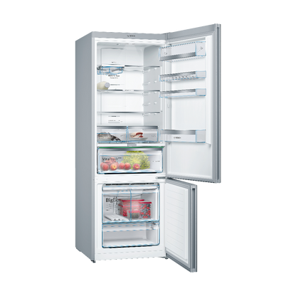 Bosch KGN56LB305 Series 6 Free-Standing Bottom Freezer Fridge Freezer 505 L – Black Glass
