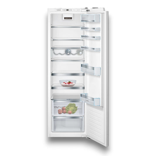 Bosch KIR81AFE0G Series 6 Built-In Upright Fridge 319 L – Integrated Larder Fridge