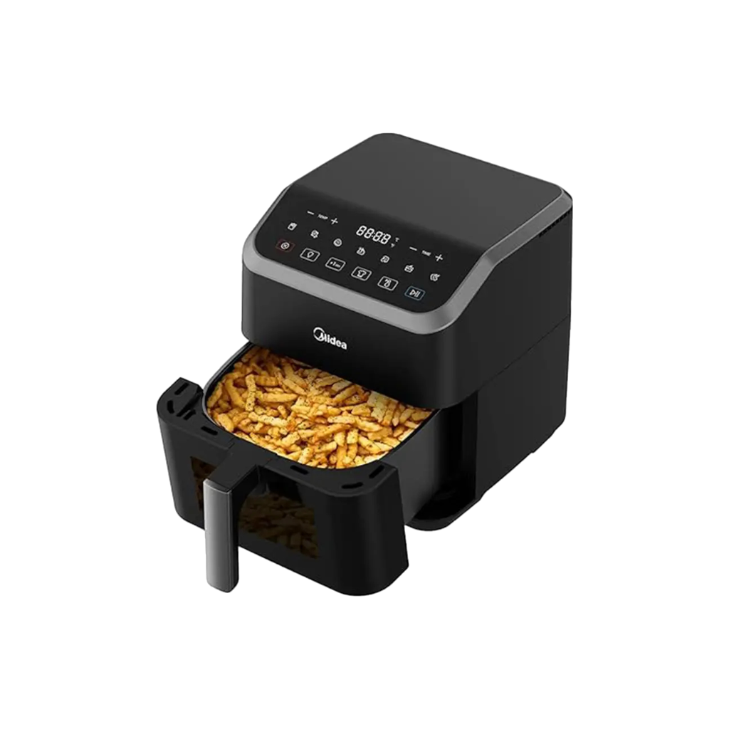 Midea MAD-550F2APK 5.0L Digital Air Fryer with Clear Window – Black