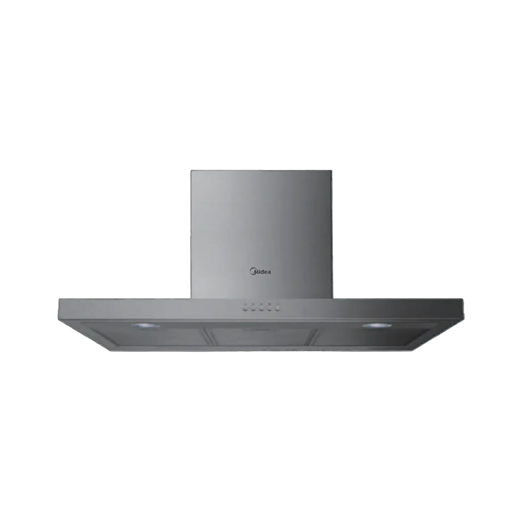 Midea 90M21 90cm T-Shape Wall-Mounted Cooker Hood – Stainless Steel