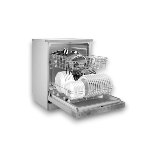 Midea WQP13-5201G 13-Place Freestanding Dishwasher – Silver