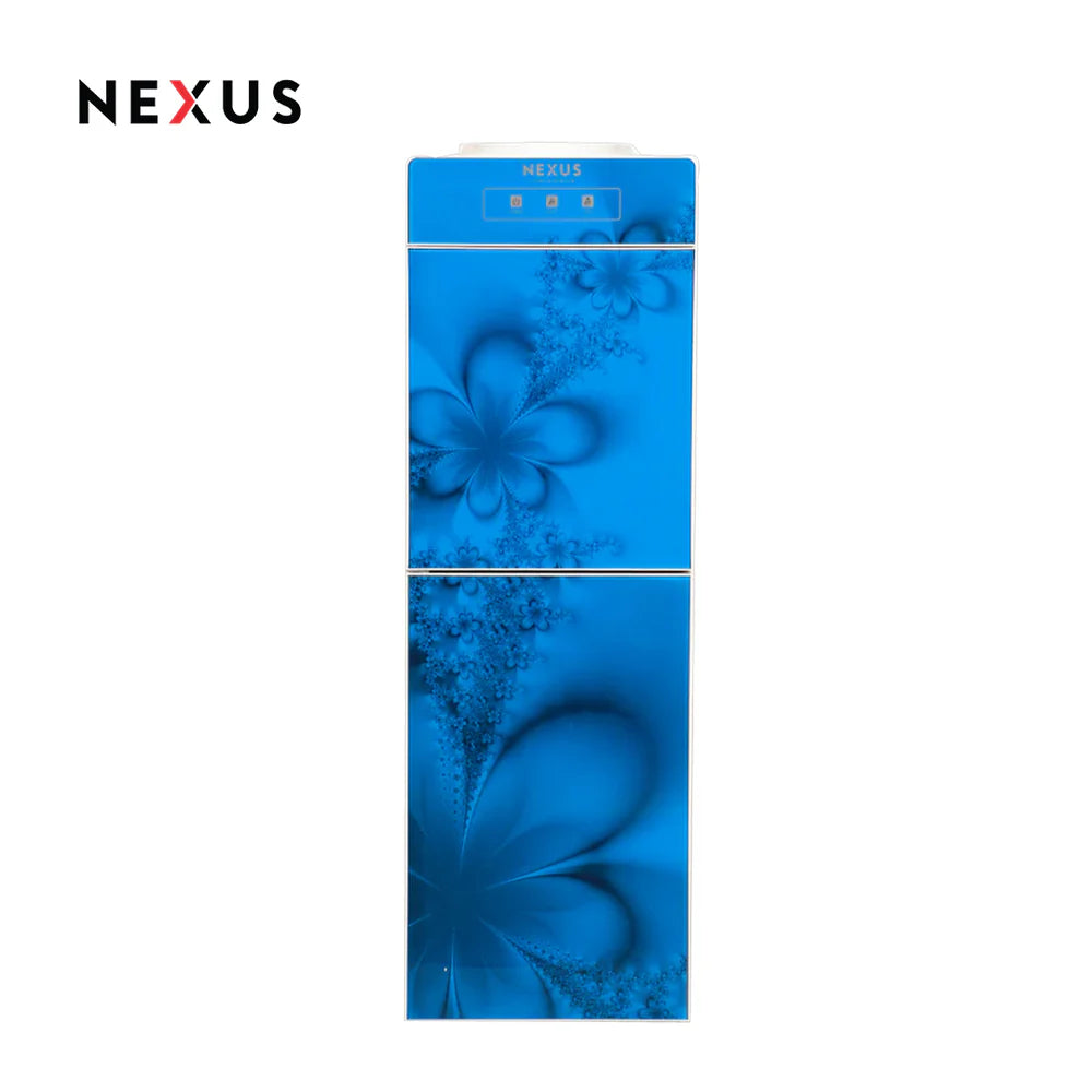 Nexus NXWD016BI Top Load Water Dispenser with Refrigerator Compartment – Blue