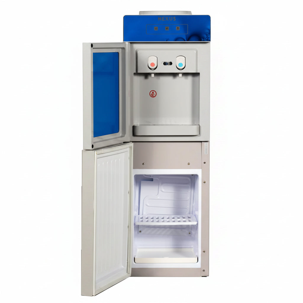 Nexus NXWD016PI Top Load Water Dispenser with Refrigerator Compartment – Purple