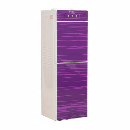 Nexus NXWD016PI Top Load Water Dispenser with Refrigerator Compartment – Purple