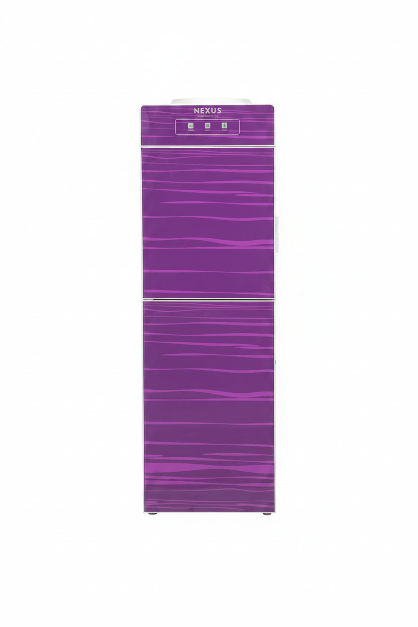 Nexus NXWD016PI Top Load Water Dispenser with Refrigerator Compartment – Purple