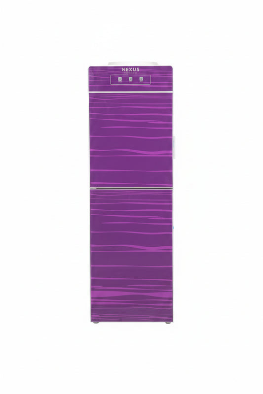Nexus NXWD016PI Top Load Water Dispenser with Refrigerator Compartment – Purple