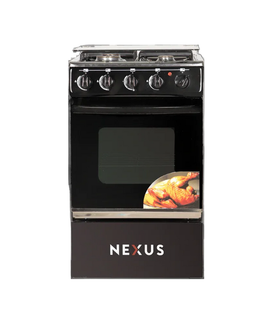 Nexus 5055BLK3  Electric Burner Gas Cooker – Black