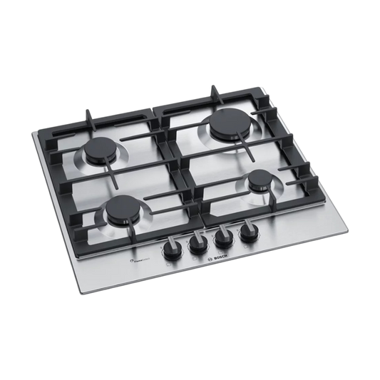 Bosch PCP6A5B90 Series 6 Built-In 60 cm Gas Hob – Stainless Steel