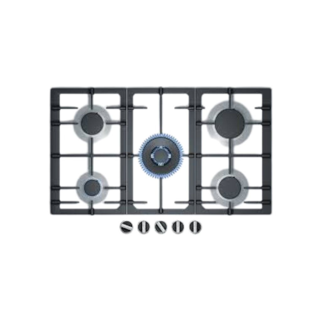 Bosch PCR9A5B90 Series 6 Built-In Gas Hob 90 cm – Stainless Steel