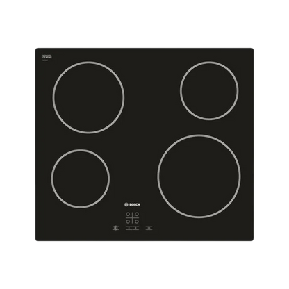 Bosch PKE611BA2E Series 4 60 cm Electric Ceramic Hob – Black Frameless