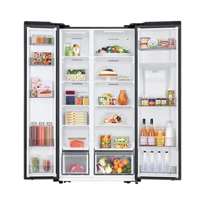 Samsung RS57DG4100B4GH Side-by-Side Refrigerator – 578 L, Frost Free, Water & Ice Dispenser