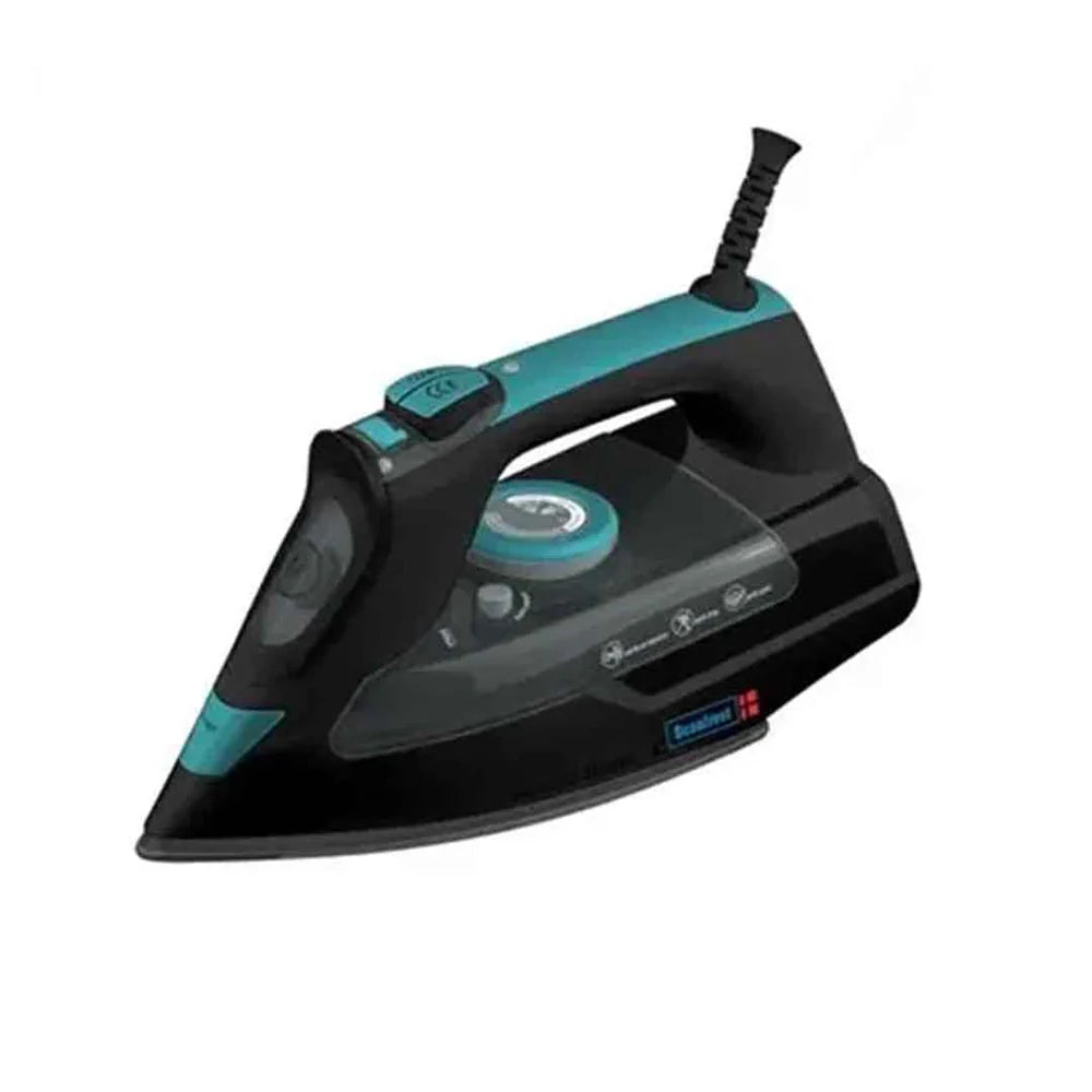 Scanfrost SFSI 2800W Steam Iron with Ceramic Soleplate – Blue/White