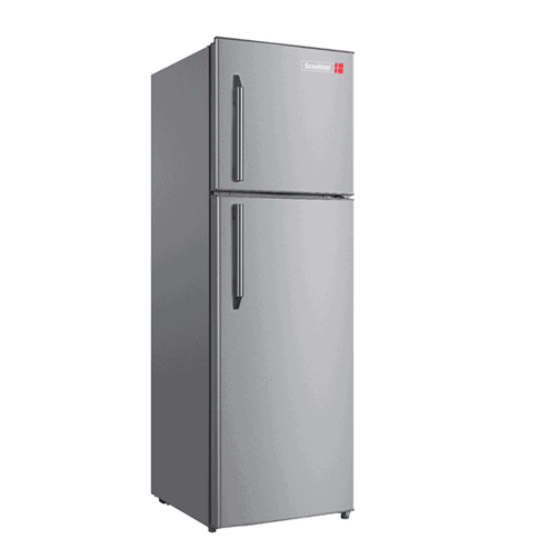 Scanfrost R350DCWB 350L Double Door Direct Cool Refrigerator – Black/Inox