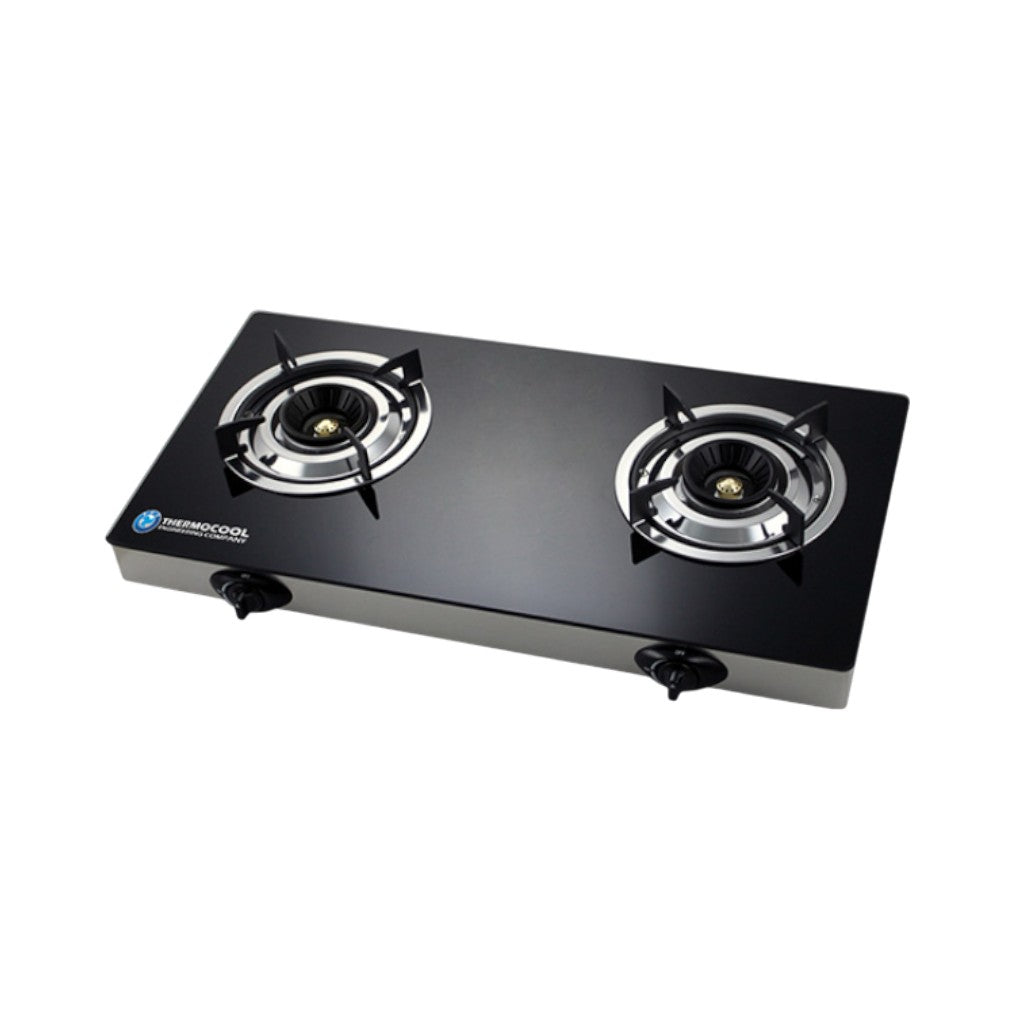Haier Thermocool TGC-2GA GLASS DUO 2-Hob Glass Top Gas Cooker