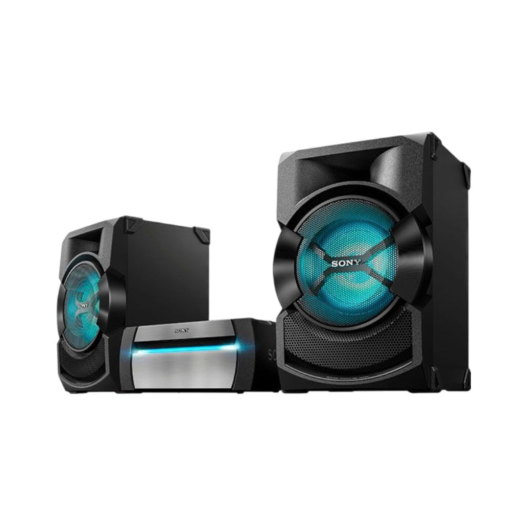 Sony SHAKE-X10 High Power Bluetooth Home Audio System with DJ Effects & LED Party Lights – Black