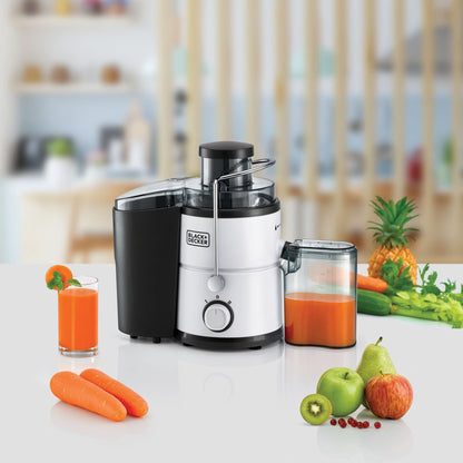 Black & Decker JE600-B5 600W Juice Extractor with 1.5L Pulp Container – Black