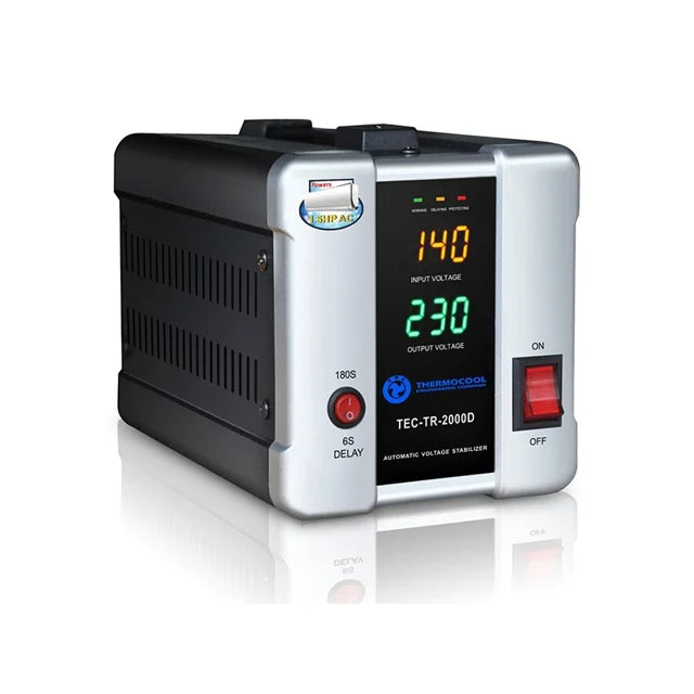 Haier Thermocool TEC-TR-2000D 2000VA Digital Voltage Stabilizer – White