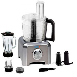 Scanfrost SFKAFP2002 2.5L Food Processor with Blender and 600W Motor – Black Matte