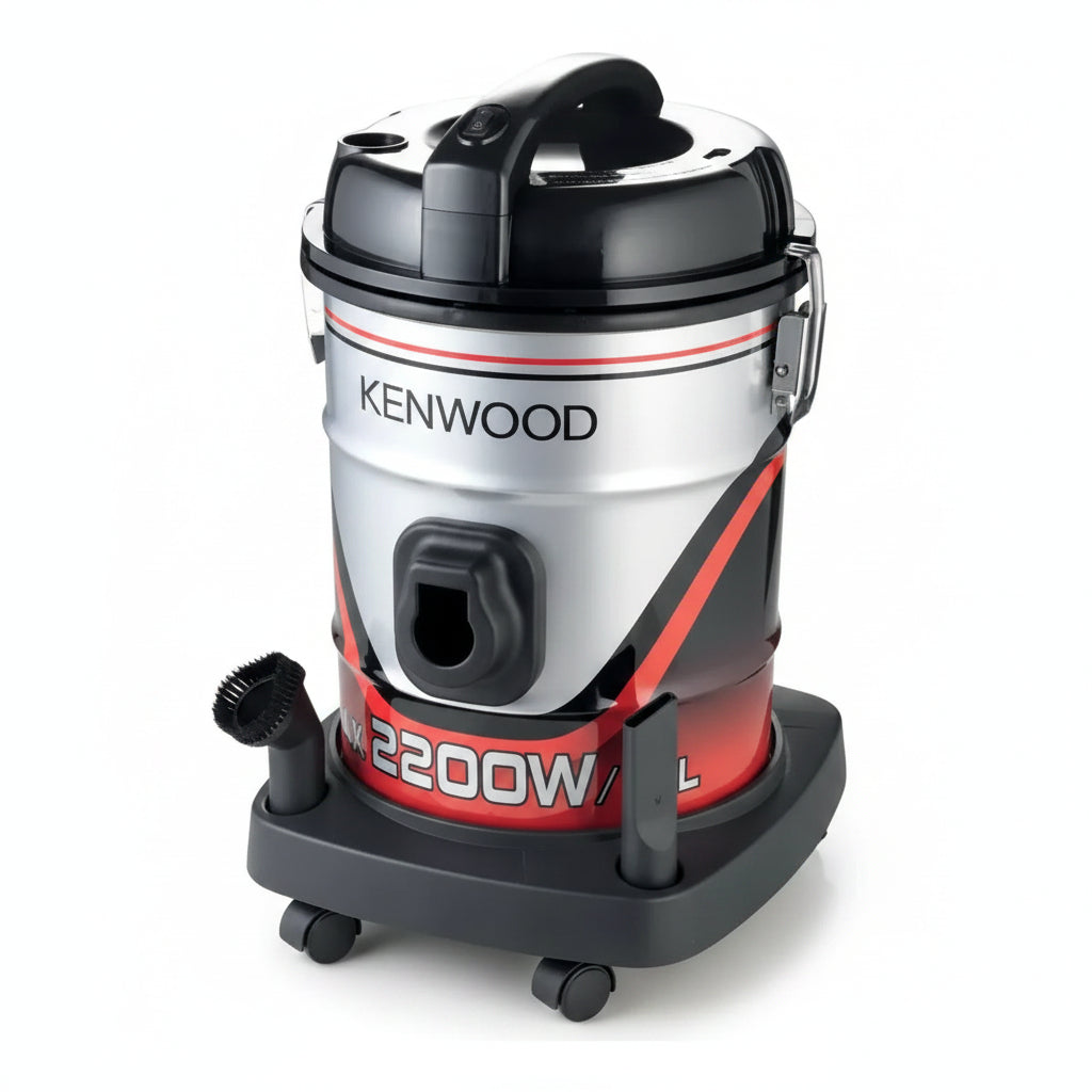 Kenwood vacuum cleaner on a gray background