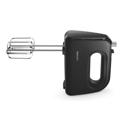 Philips HR3704/11 3000 Series 280W Hand Mixer with 5 Speeds and Turbo – Black